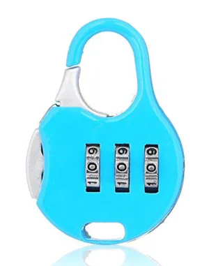 1245 Stainless Steel Resettable Combination Padlock Round Shape