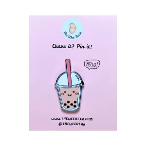 Adorable Enamel Pin Pals - Boba