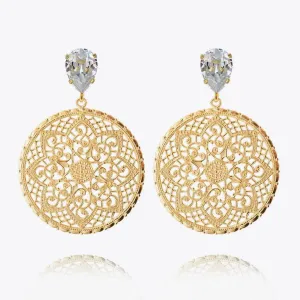 Alexandra Earrings / Crystal