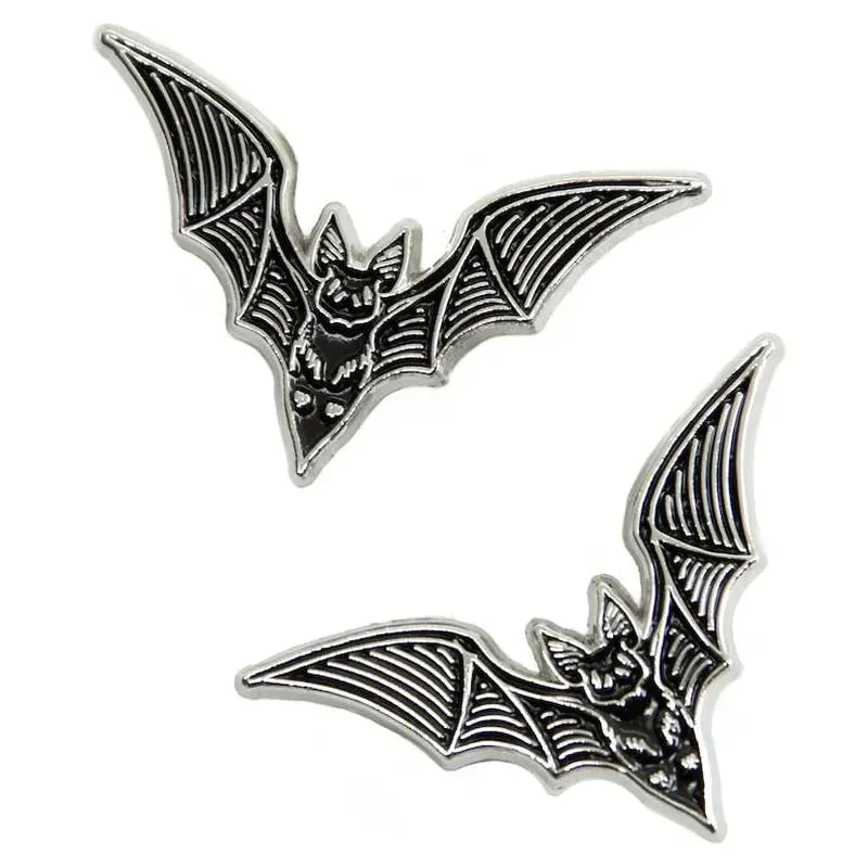 Alternative Punk Bat Enamel Pin (2pcs)