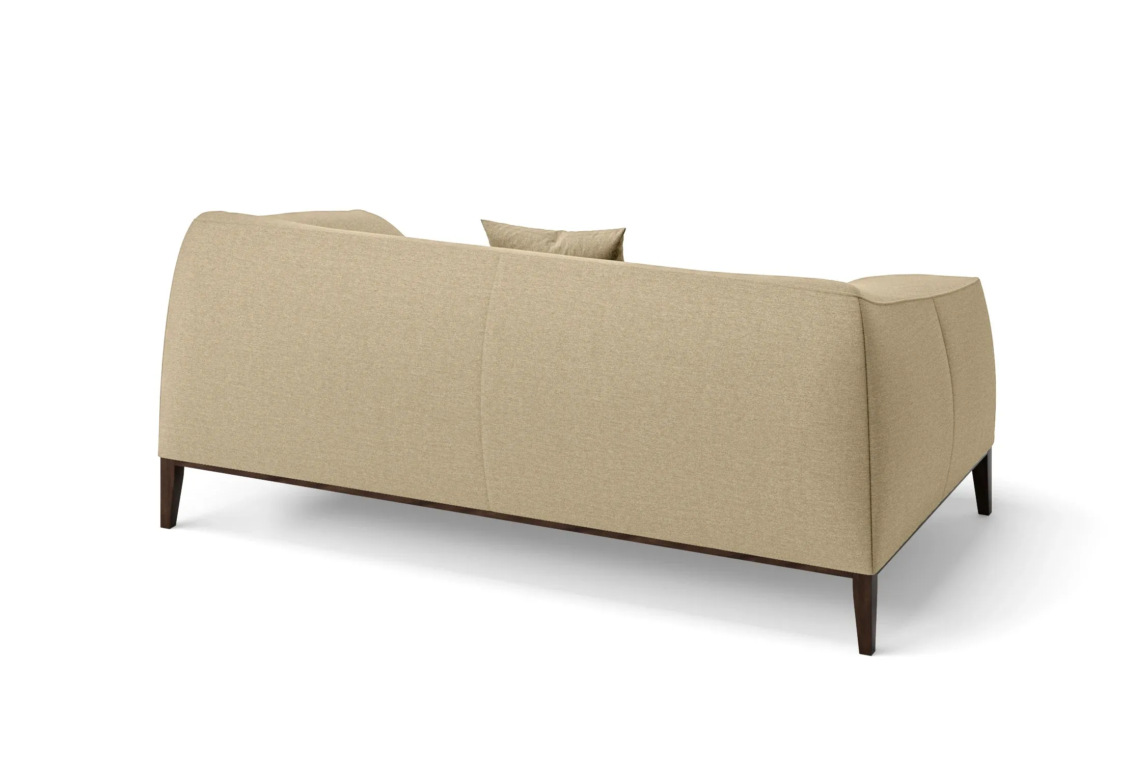 Bergamo 2 Seater Sofa Beige Linen Fabric