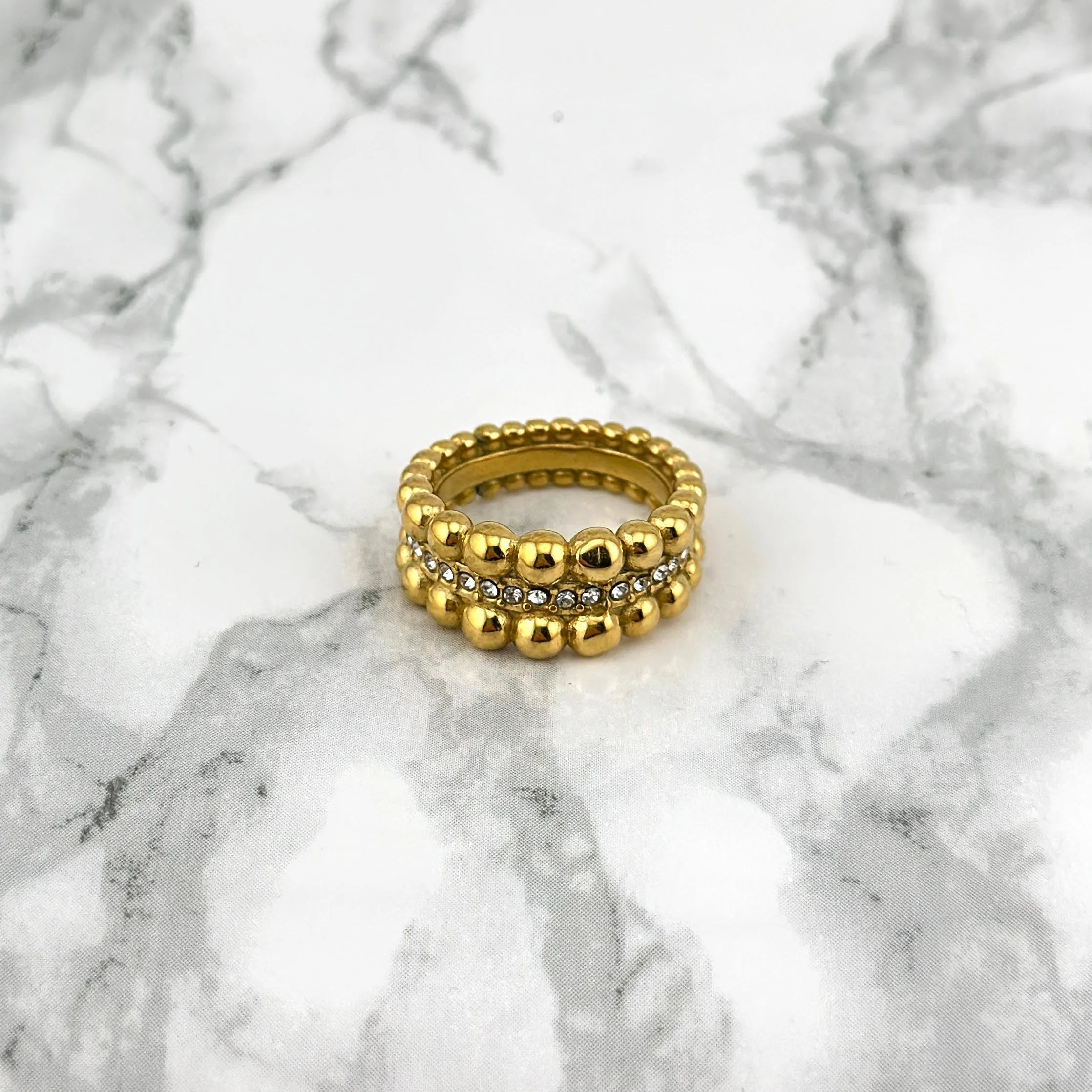 Big Goldie Sparkle Ring