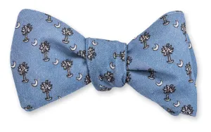 Blue Palmetto Bow Tie - B4857