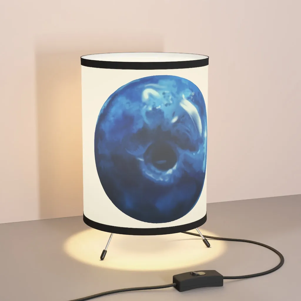 Blueberry Tripod Lamp with High-Res Printed Shade, US\CA plug