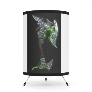 Bone Crusher Scythe Tripod Lamp with High-Res Printed Shade, US/CA plug