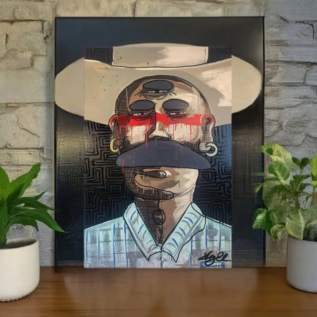 Canvas Art Print - Hispanic Bandido | Elizondo Culture