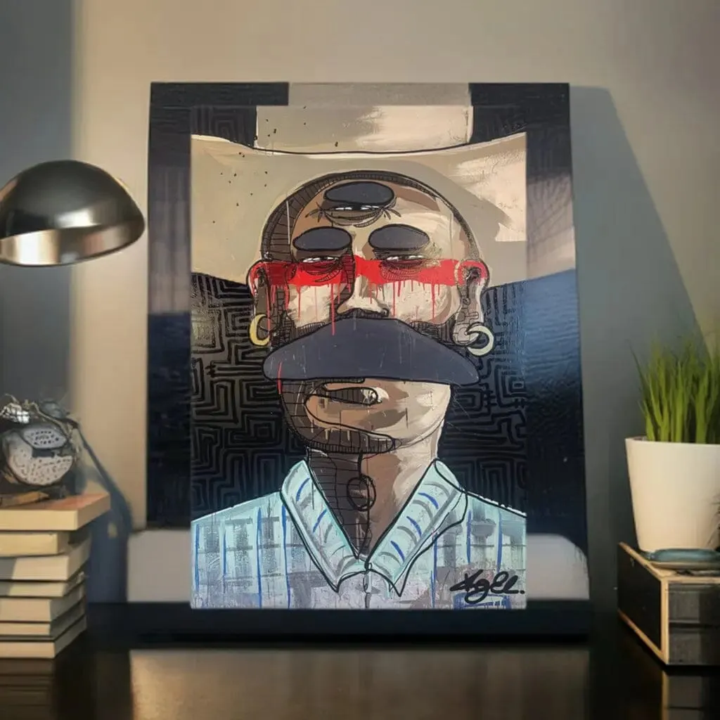 Canvas Art Print - Hispanic Bandido | Elizondo Culture