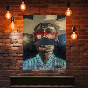 Canvas Art Print - Hispanic Bandido | Elizondo Culture