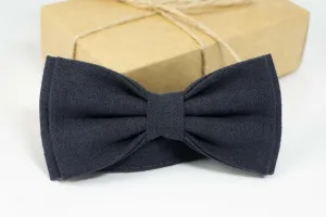 Charcoal mens and boys bow ties | Charcoal pre-tied bow ties