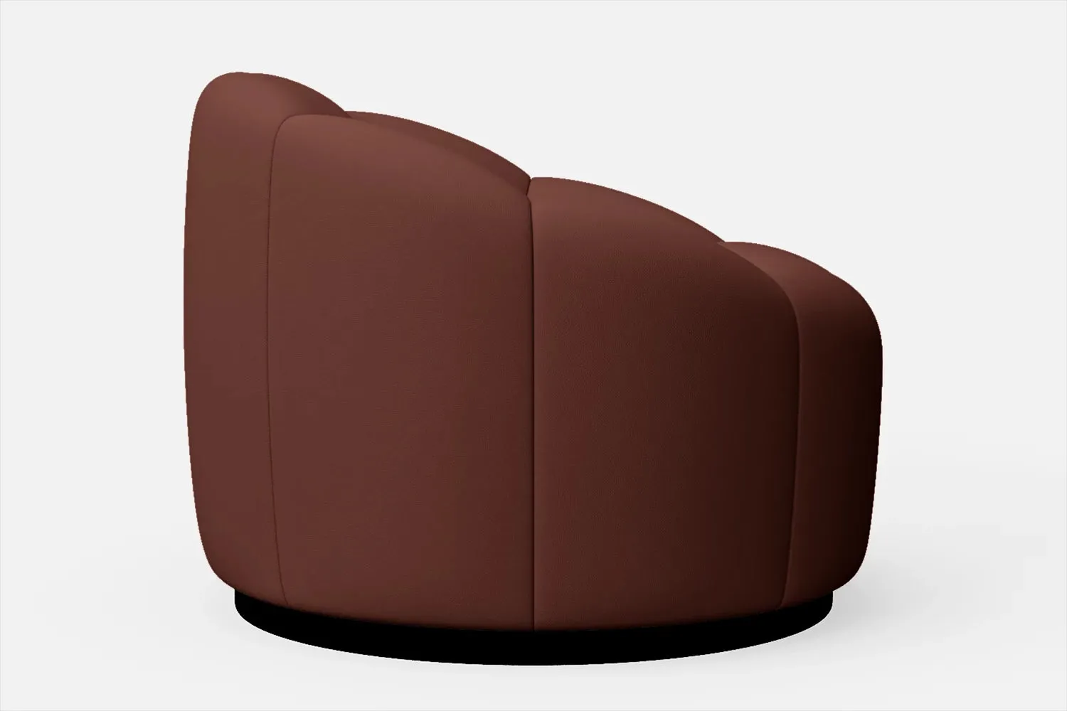 Columbia Armchair Mauve Leather