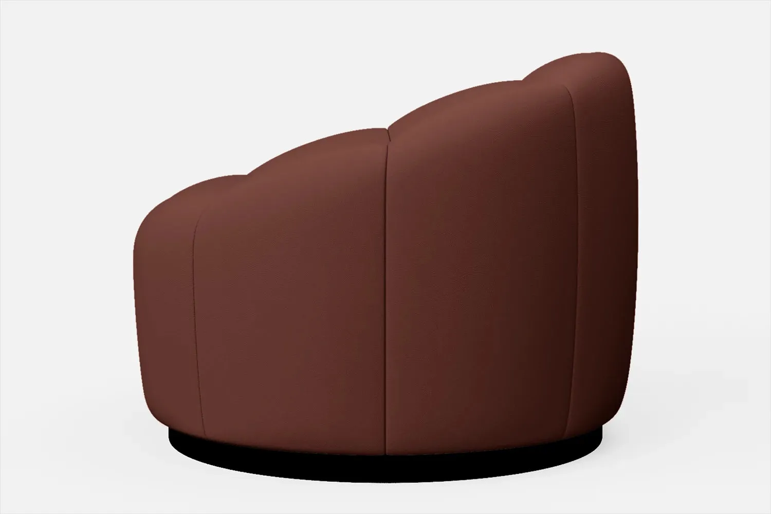 Columbia Armchair Mauve Leather