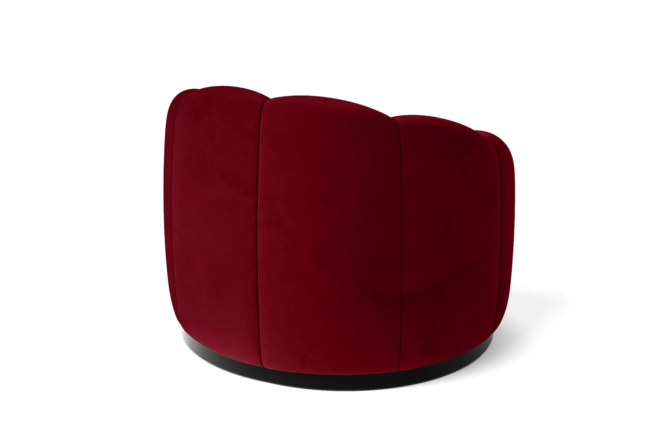 Columbia Armchair Red Velvet