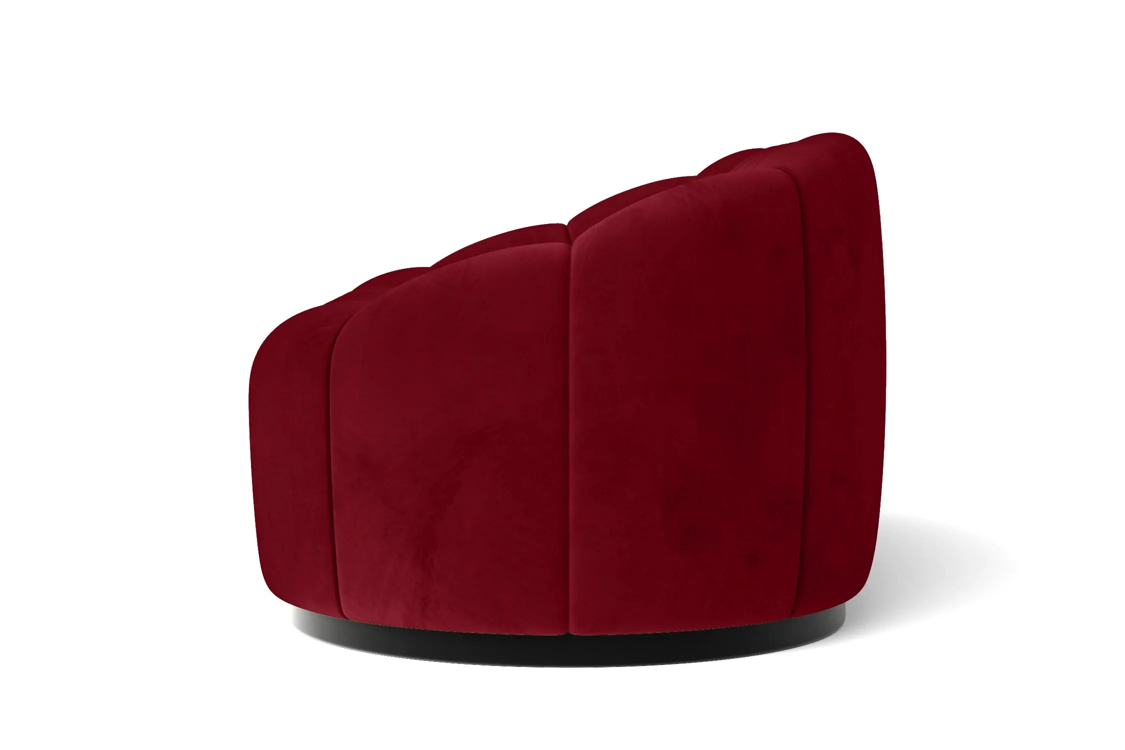 Columbia Armchair Red Velvet