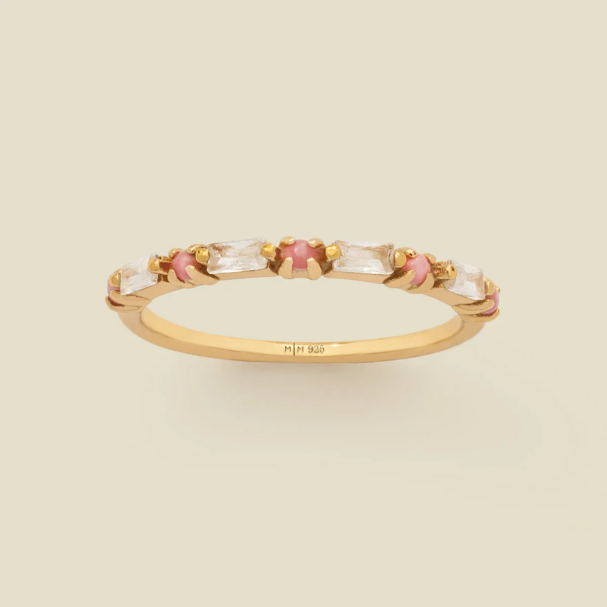 CZ Ballerina Stacking Band Ring