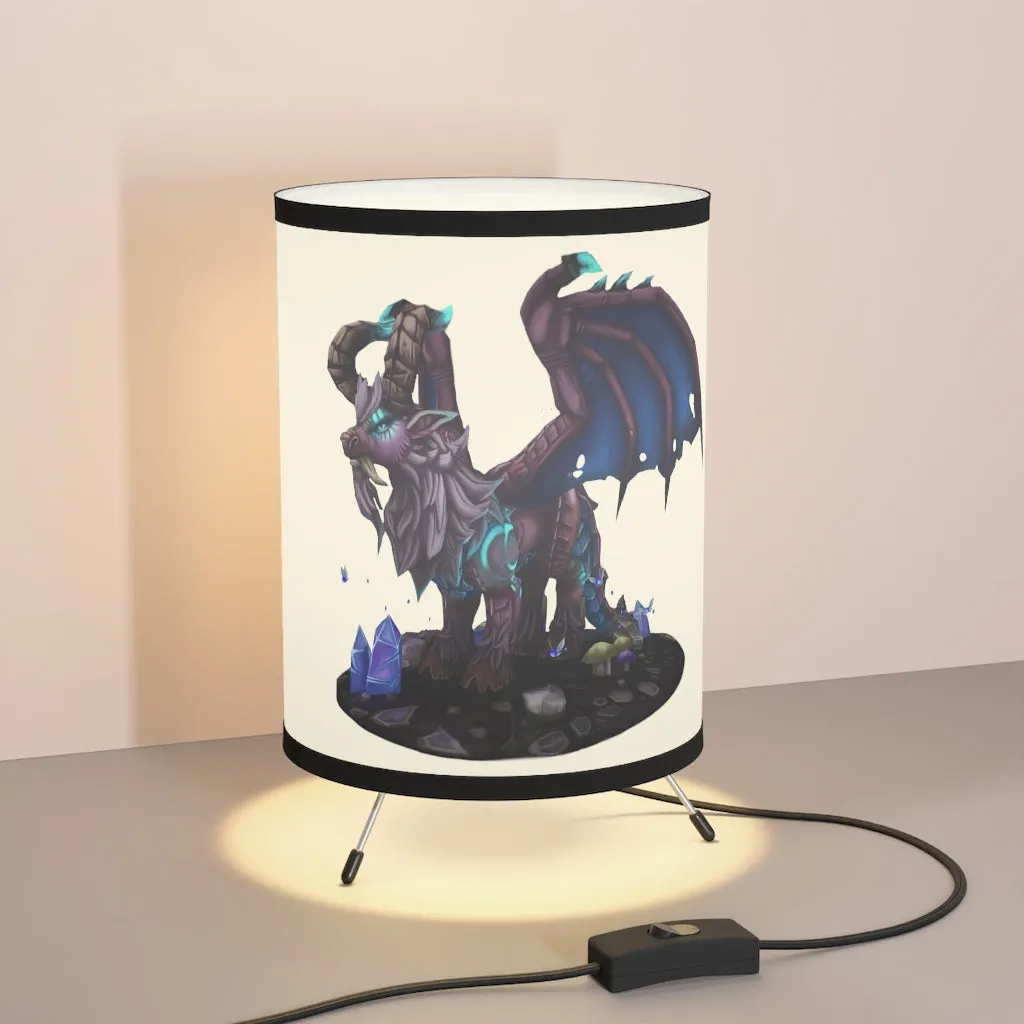 Deviant Dungeon Lurker Tripod Lamp with High-Res Printed Shade, US/CA plug