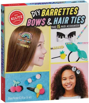 DIY Barrettes, Bows & Hair Ties