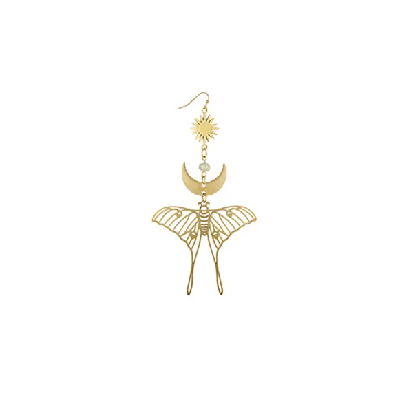 Earrings - Celestial Luna Moth