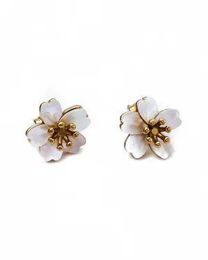 Edwina Flower Stud Earrings