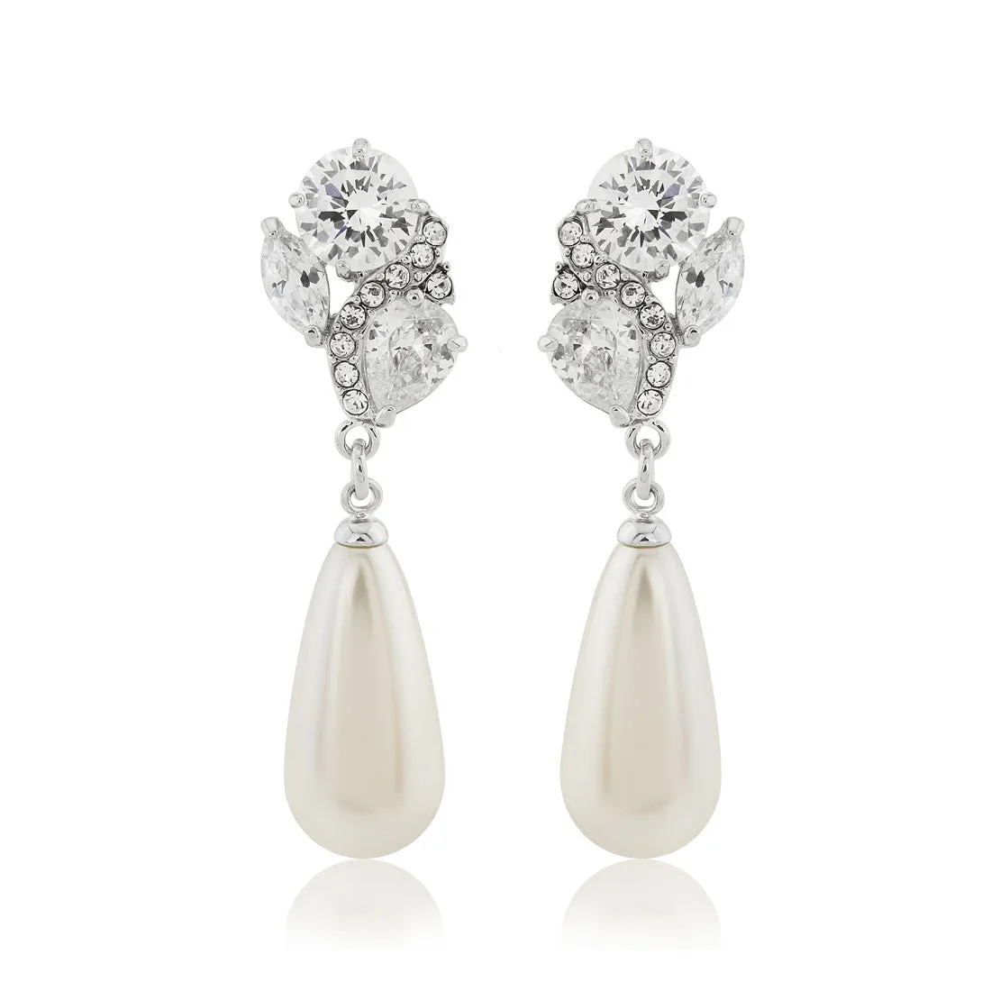 Elegance of Pearl Clip On Earrings