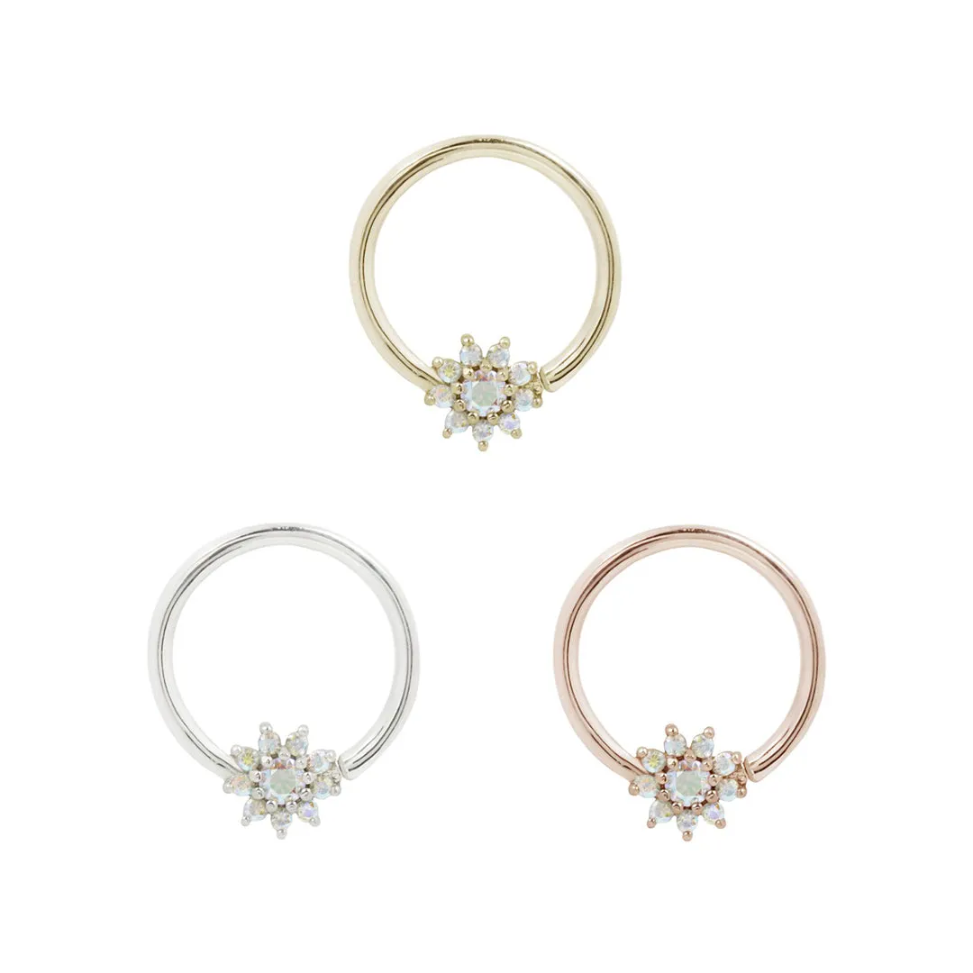 Eloise Mercury Mist Topaz Seamless Ring