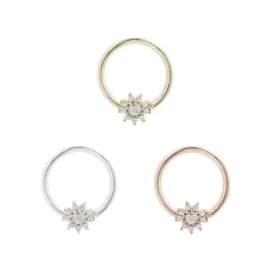 Eloise Mercury Mist Topaz Seamless Ring