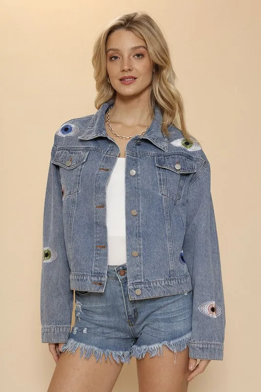 Evil Eye denim jacket