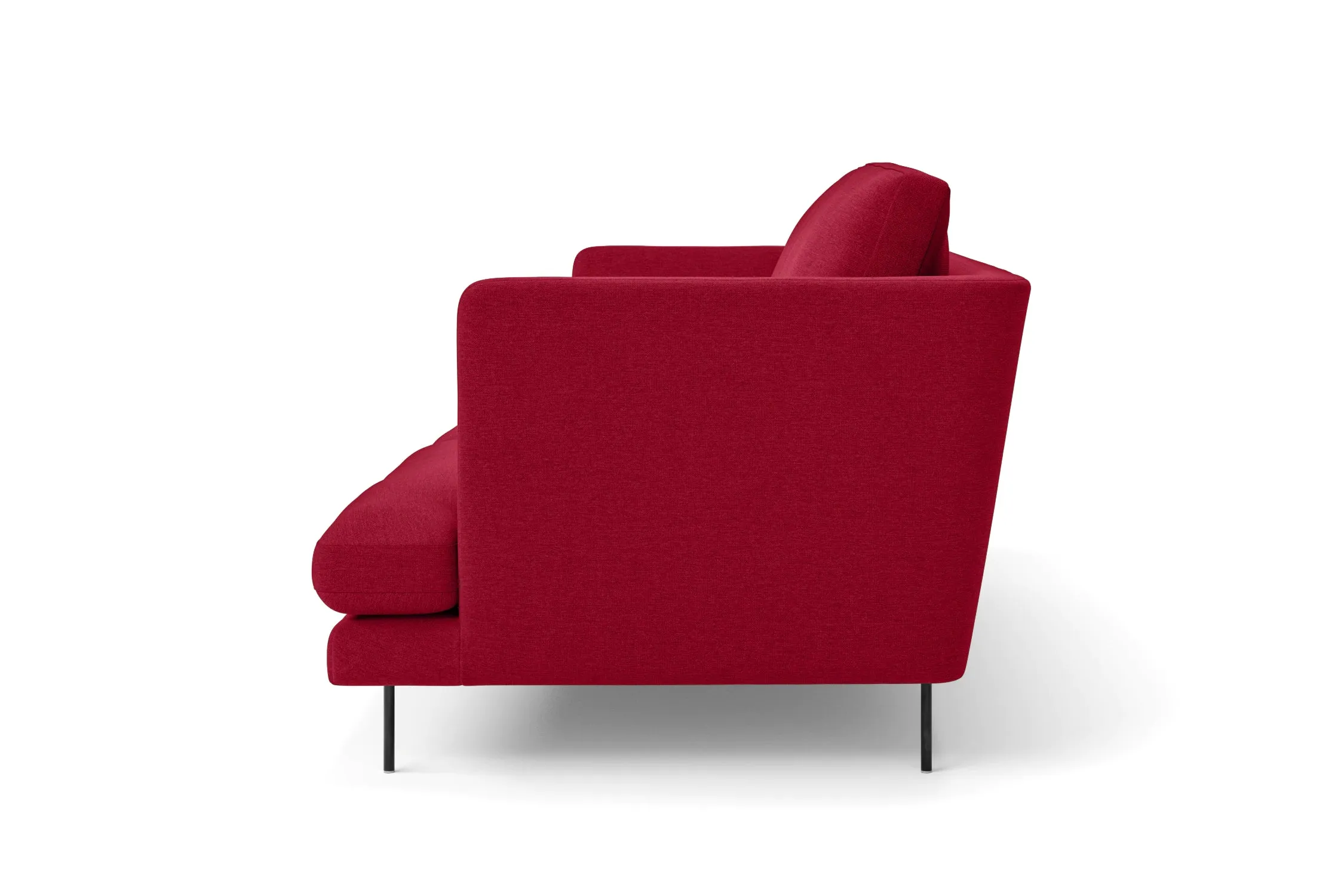 Faenza Armchair Red Linen Fabric