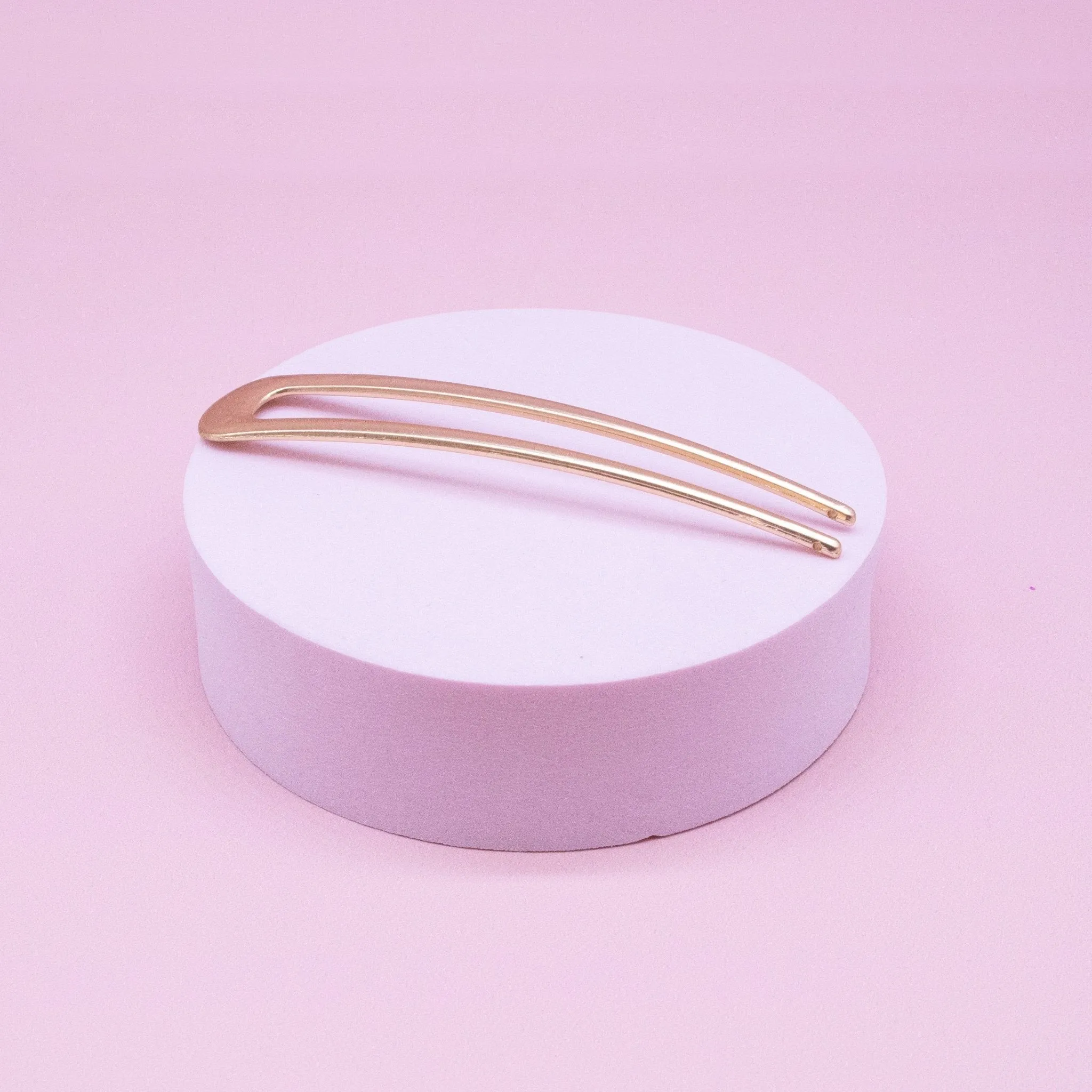 French Hair Pin U Shape - Matte Metal