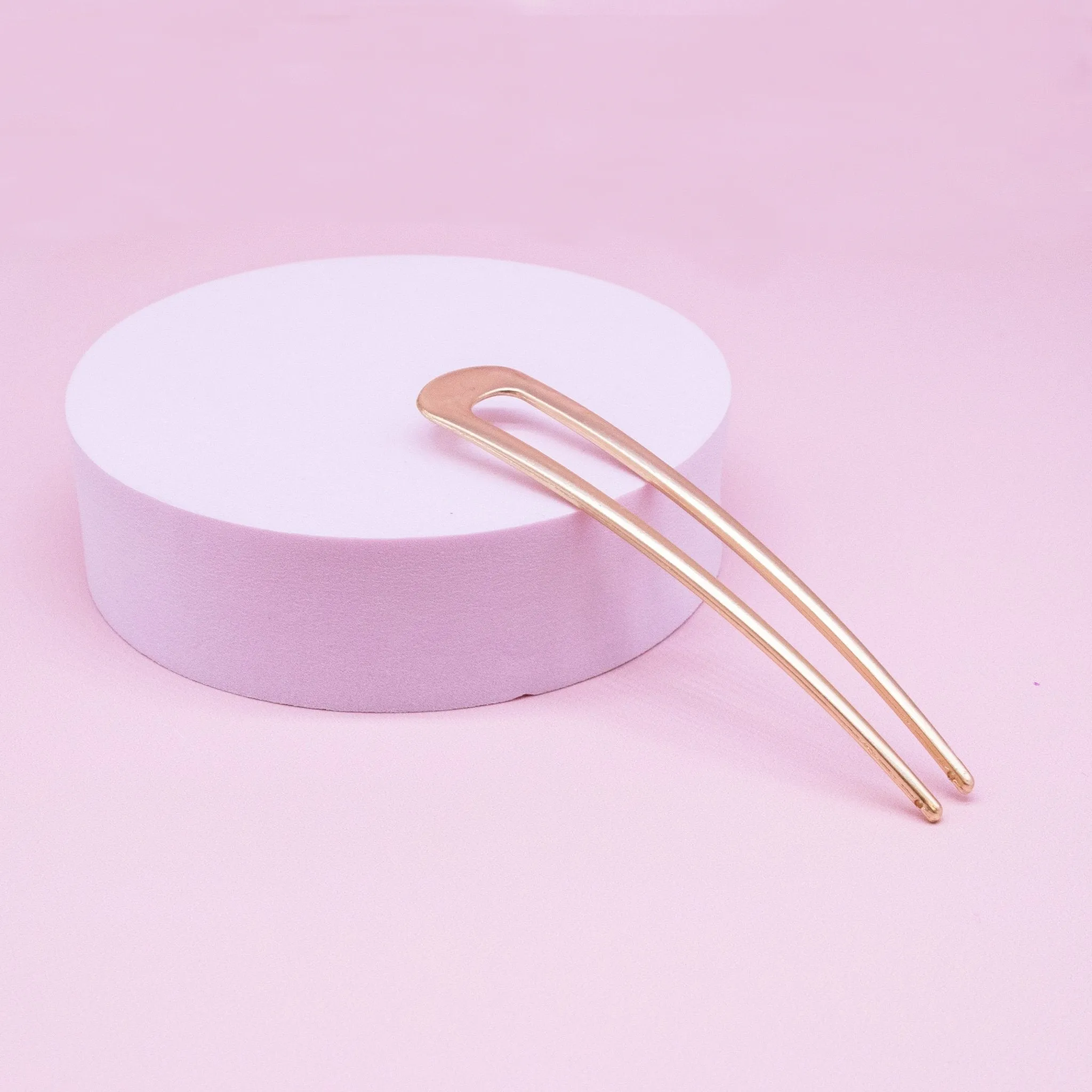 French Hair Pin U Shape - Matte Metal