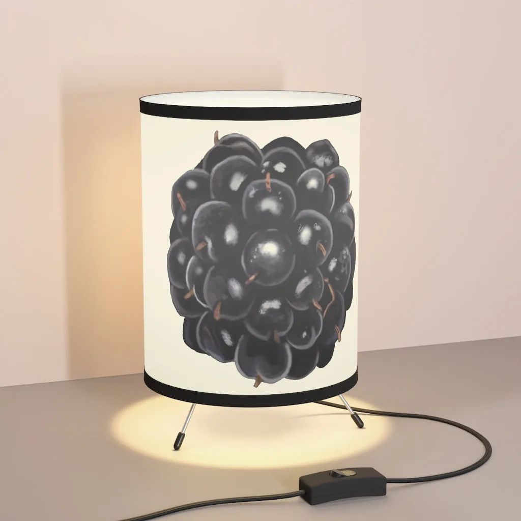 Grape Tripod Lamp with High-Res Printed Shade, US\CA plug