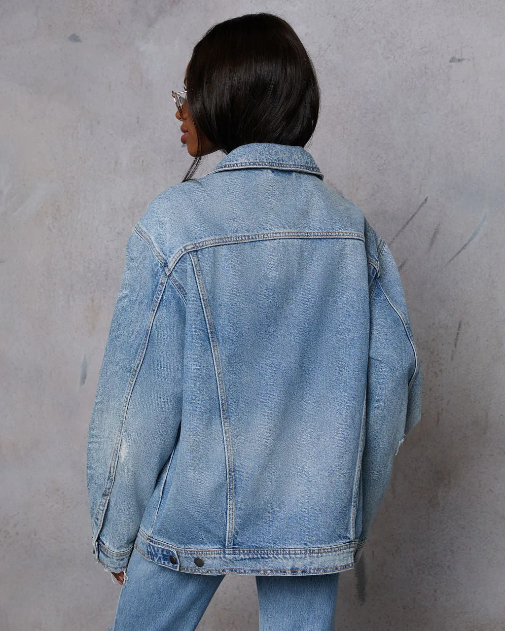 Influencer Oversized Denim Jacket