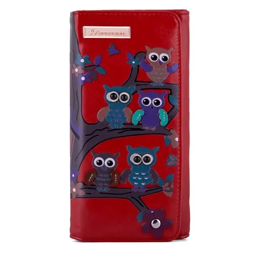 Kukubird Large Purse Owl's in Tree - Red