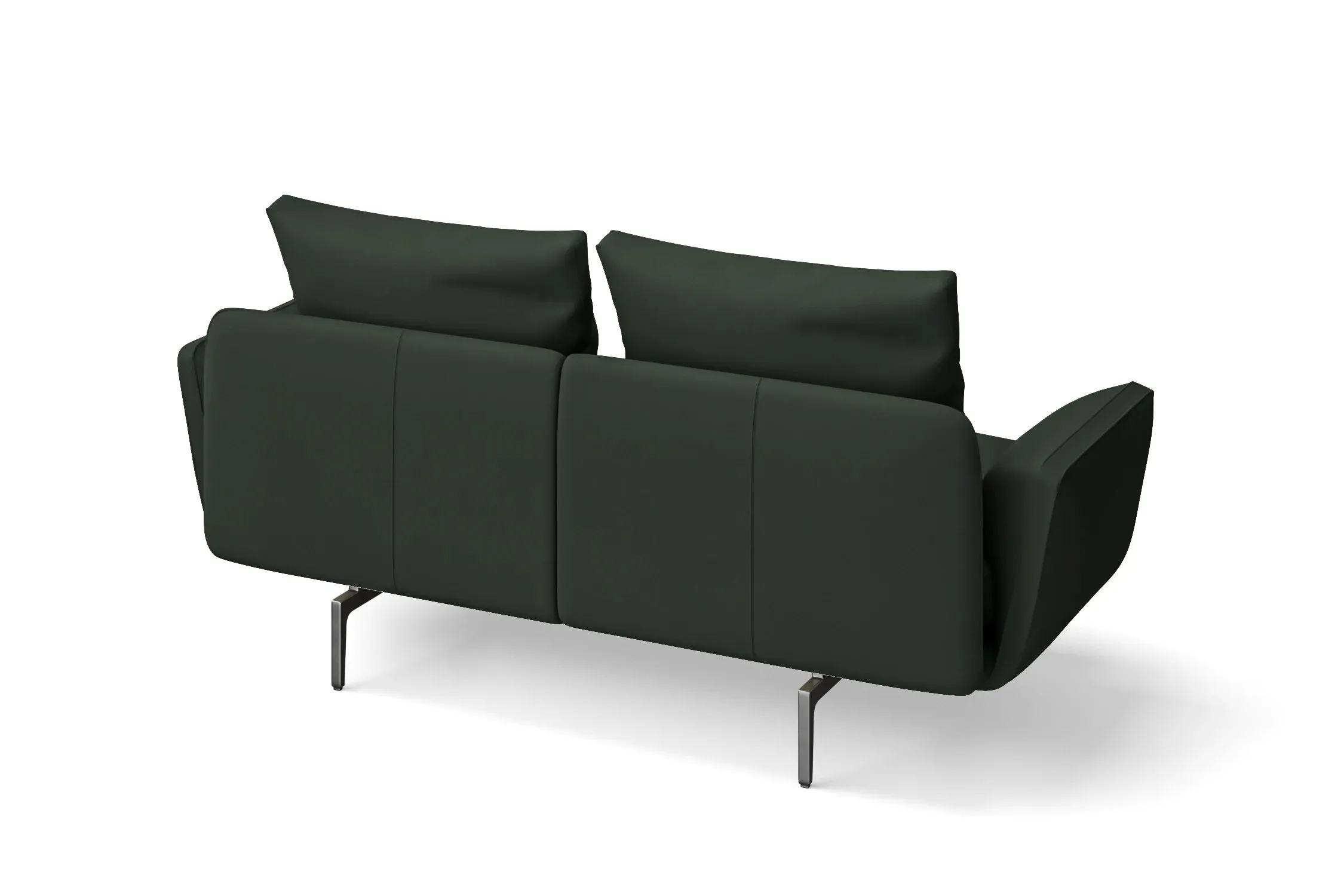 Legnano 2 Seater Sofa Green Leather