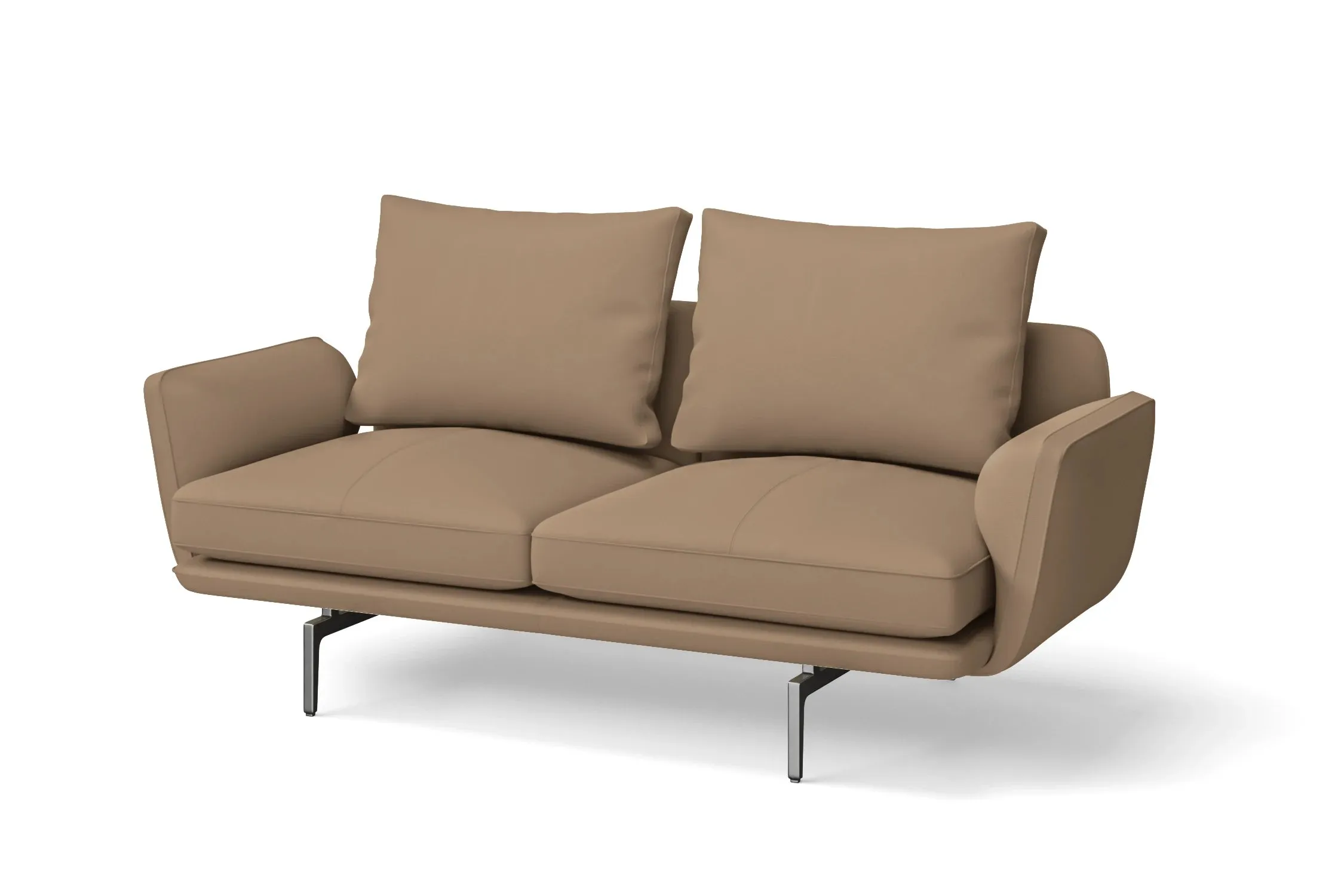 Legnano 2 Seater Sofa Stone Leather