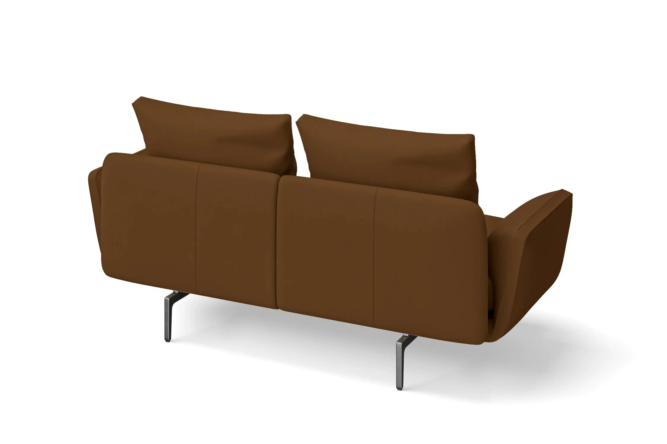 Legnano 2 Seater Sofa Walnut Brown Leather