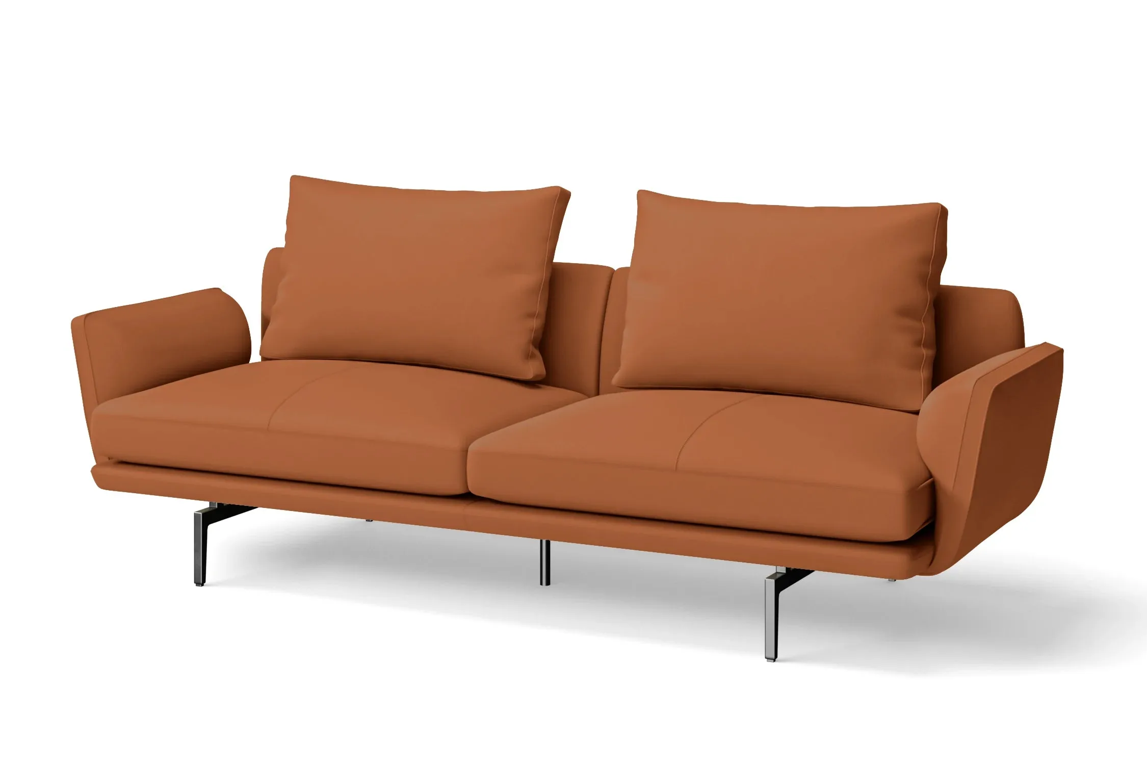 Legnano 3 Seater Sofa Tan Brown Leather