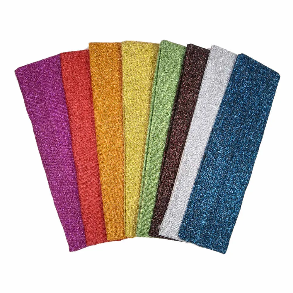 Metallic Knit Stretch Headbands