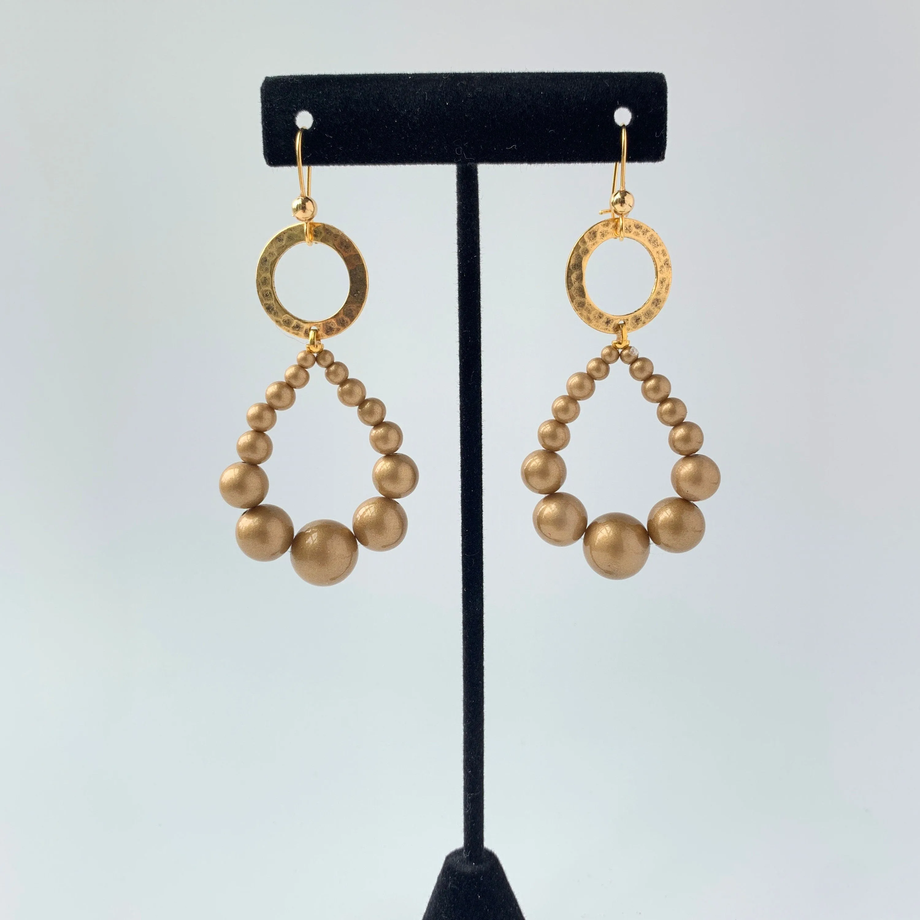 Mink Dangle Earrings