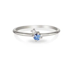 Mischa | blue sapphire & diamond