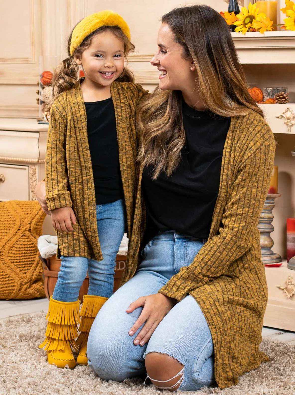 Mommy and Me Show-Stopping Oversized Cardigan