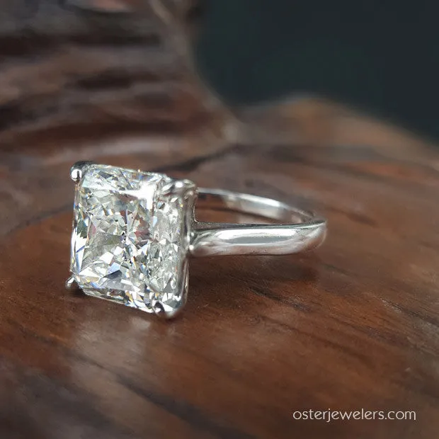 Oster Collection Diamond Platinum Solitaire Ring