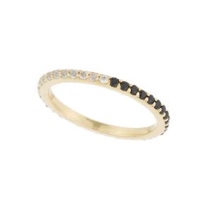 Pavé Gemstone Eternity Ring