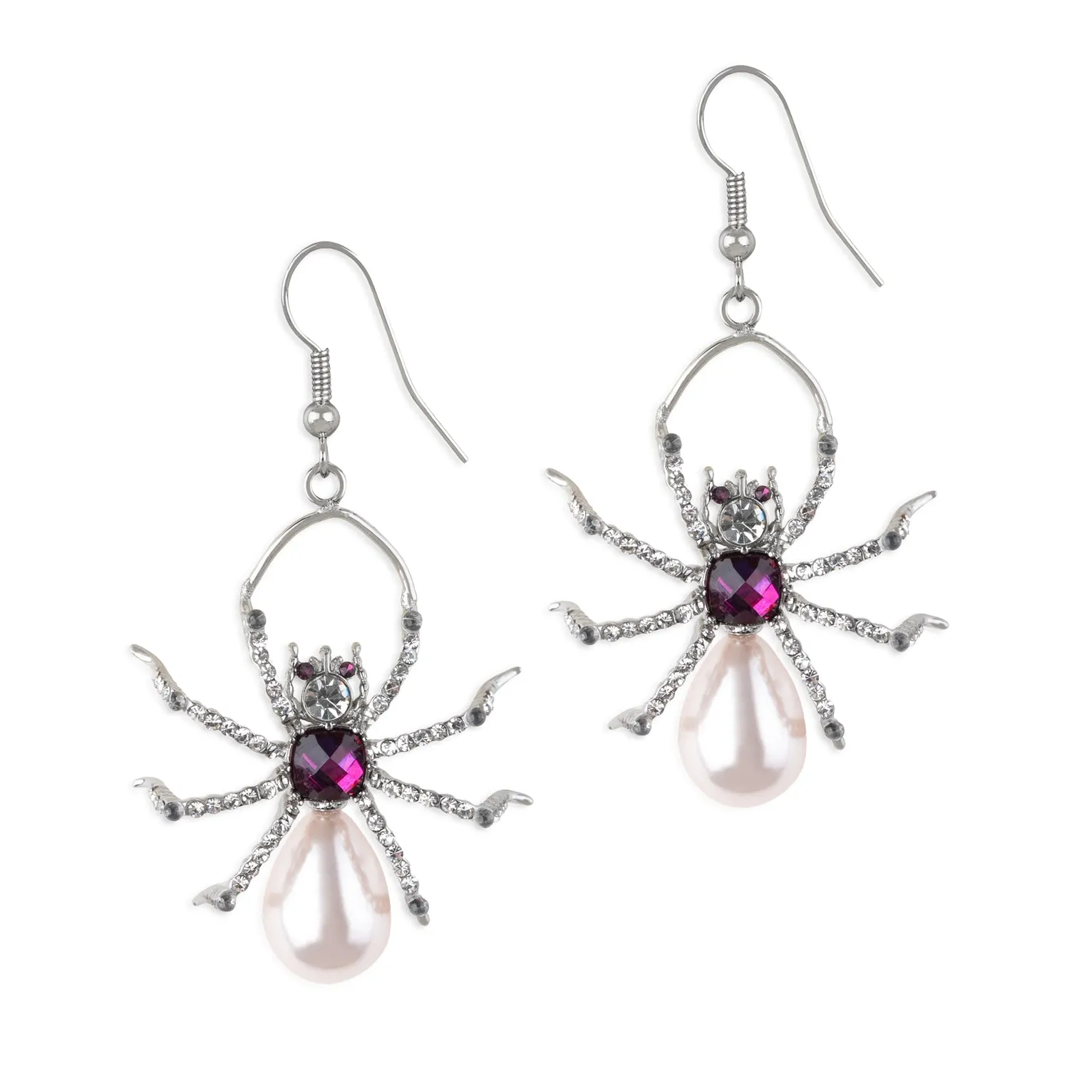 Pearl Spider Drop Earrings - Preorder