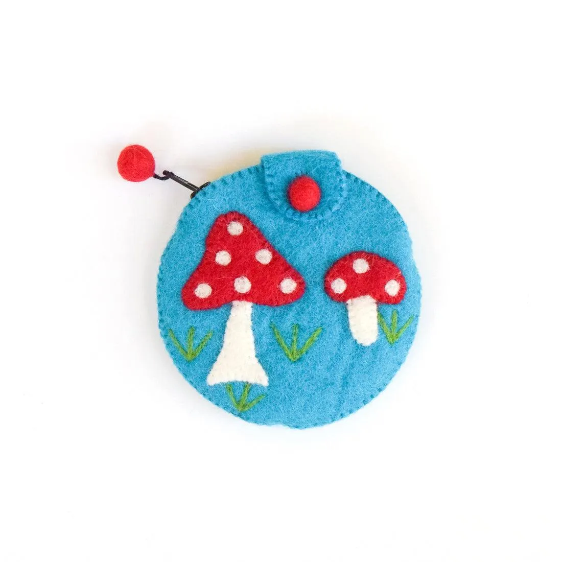 Purse - Mushroom (Cyan)