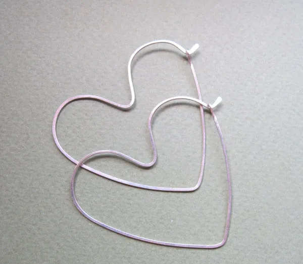 Sterling Silver Heart Earrings