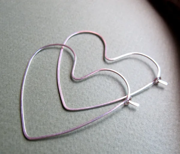 Sterling Silver Heart Earrings