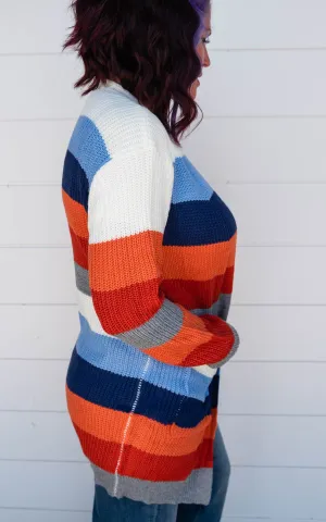 Stripe Cardigan - Final Sale