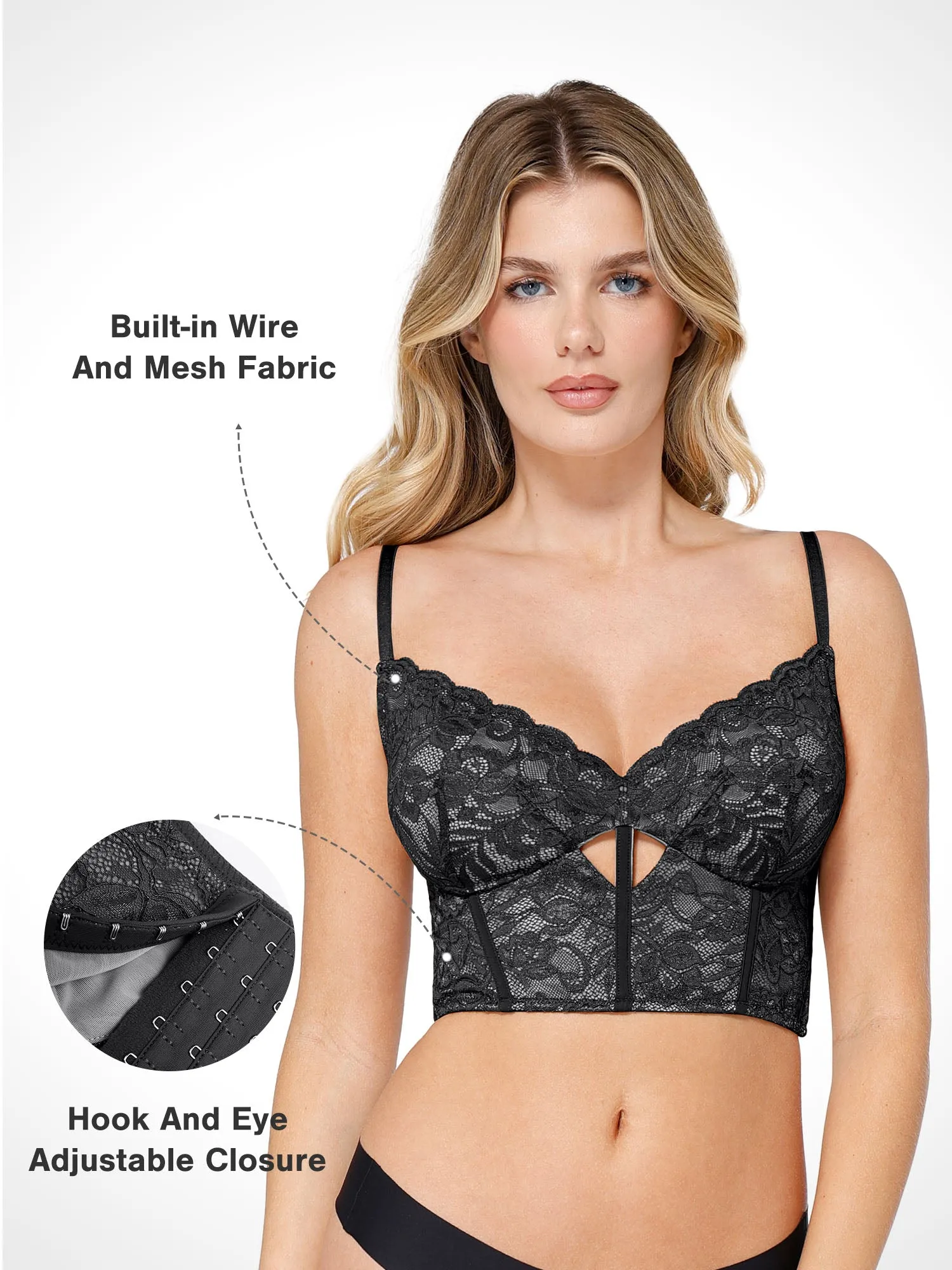 The Shapewear Bra Lace Bustier