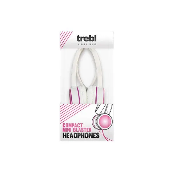 Trebl Compact Mini Blaster Headphones