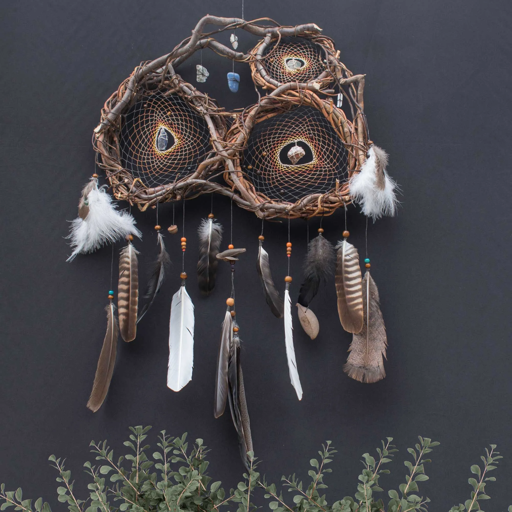 Unique dream catcher, Native american shield for nightmares